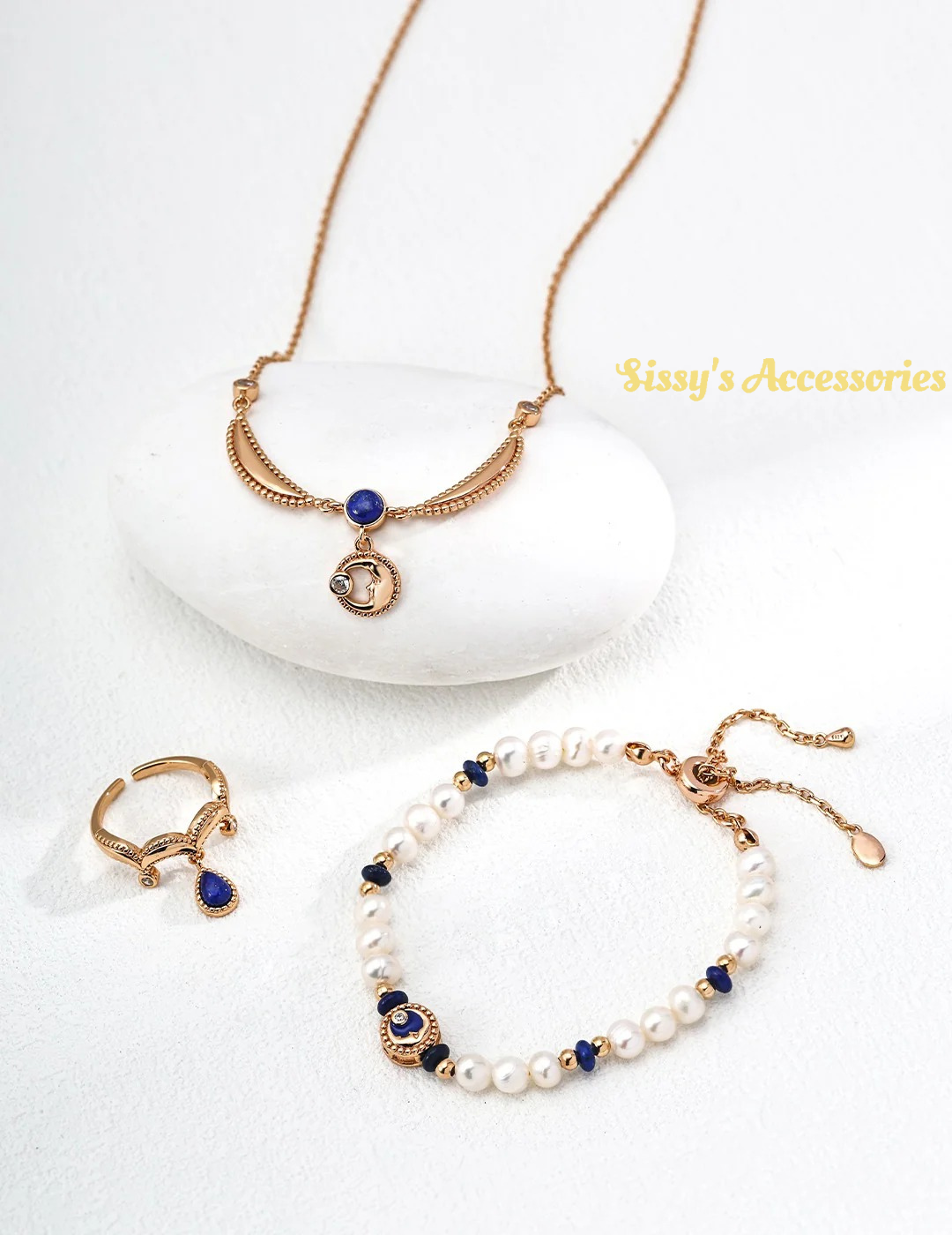 Lapis Lazuli Jewelry Set