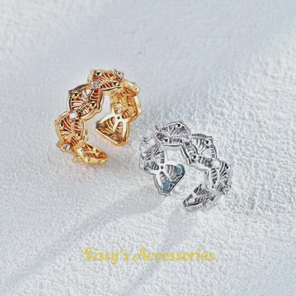 Zircon Ring and Earrings