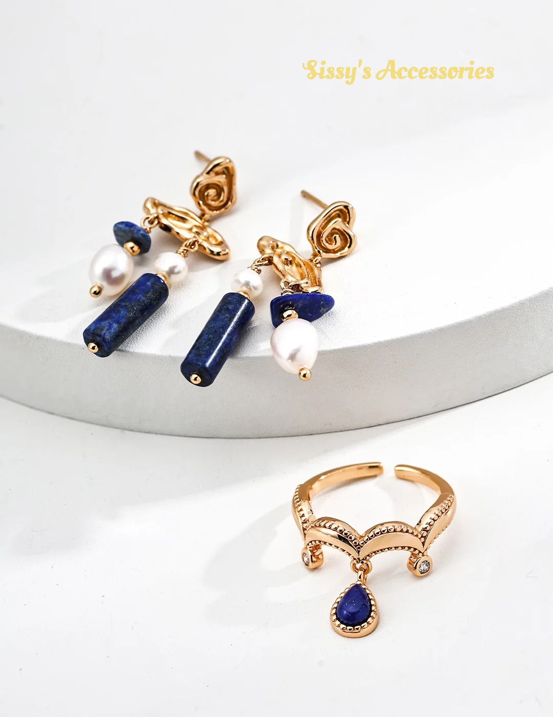 Lapis Lazuli Jewelry Set