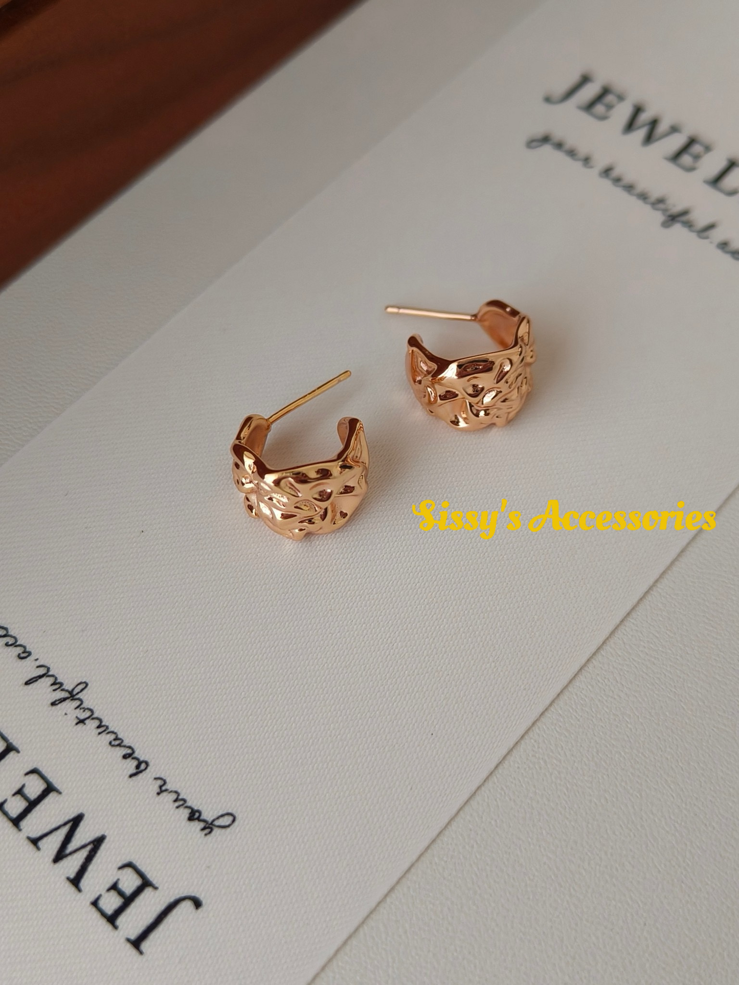 Sterling Silver and 18K Gold Earrings