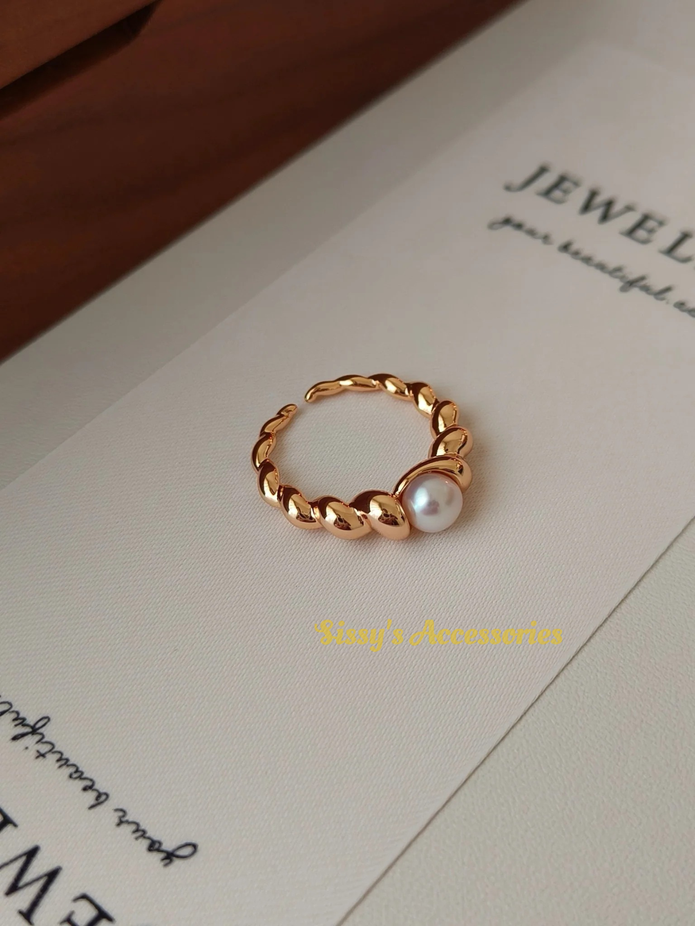 Sterling Silver and 18K Gold Ring