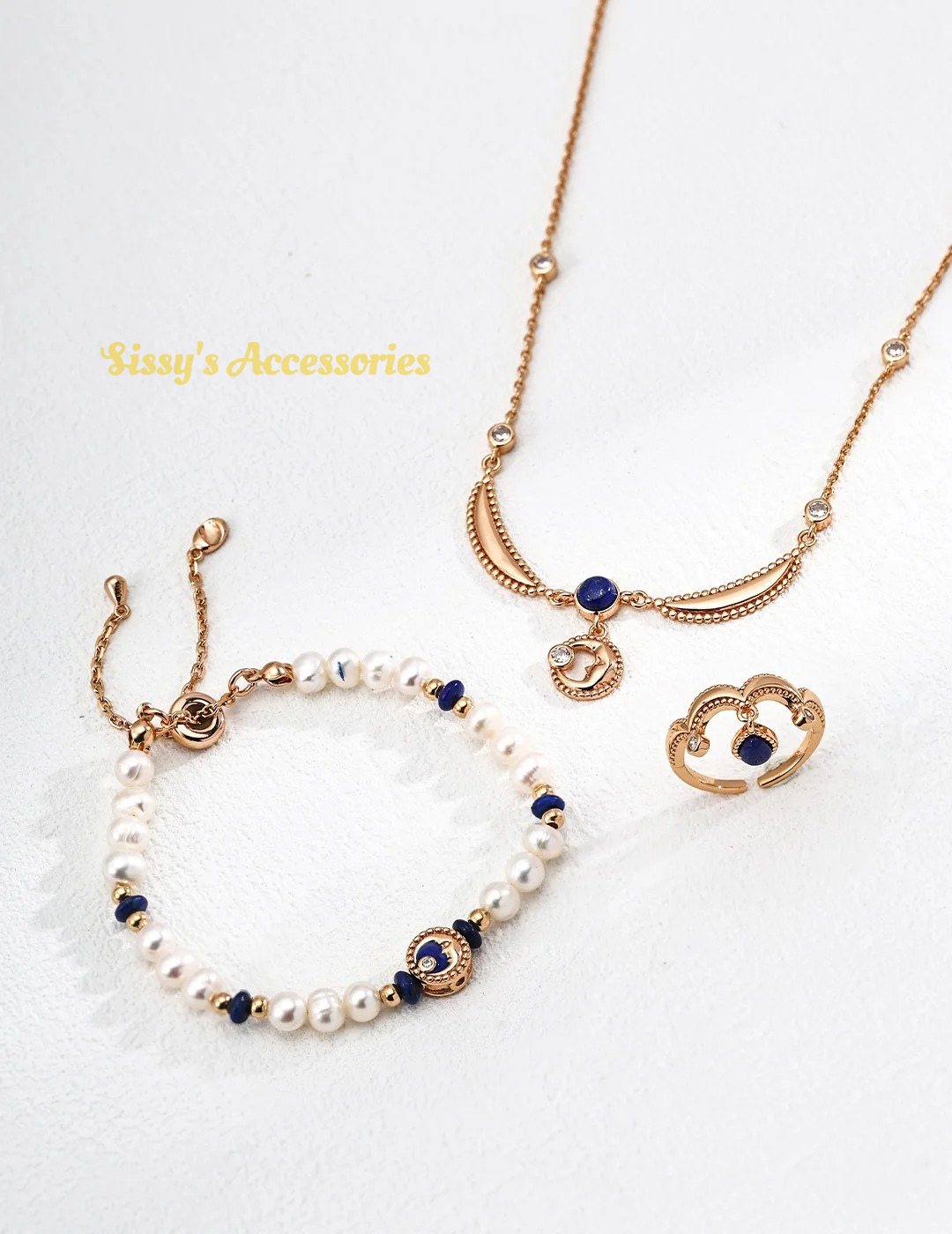 Lapis Lazuli Jewelry Set