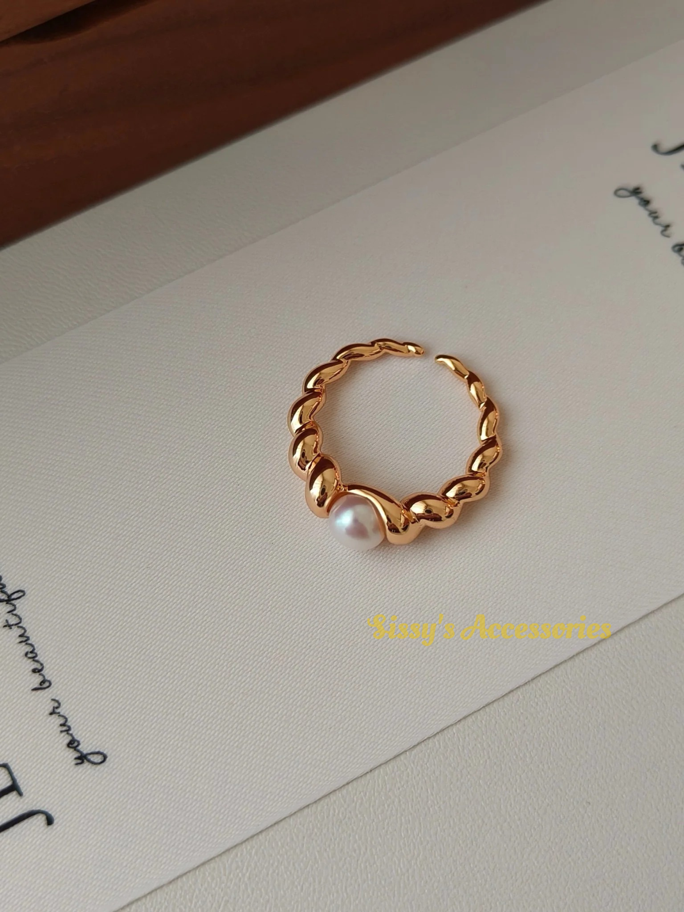 Sterling Silver and 18K Gold Ring