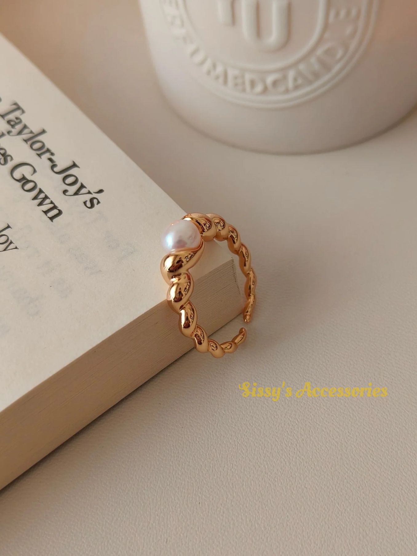 Sterling Silver and 18K Gold Ring